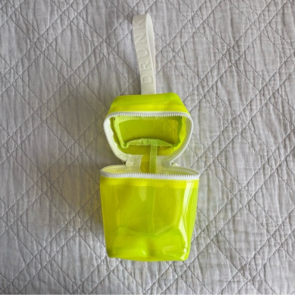 Drunk Elephant Neon Yellow Cosmetic Bag - Picture 5 of 5